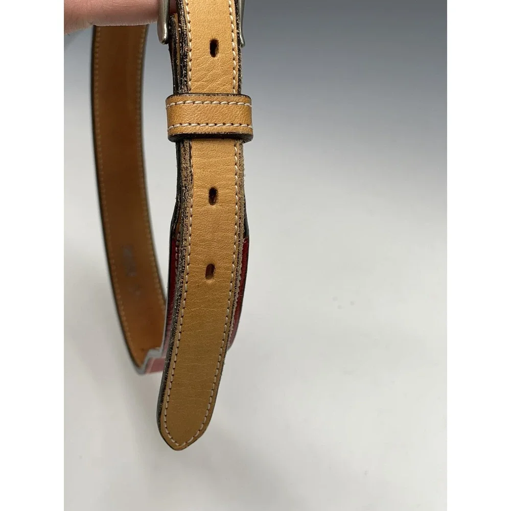 Janie Fricke Collection by circle Y Leather SM‎ Belt Vintage 80's Rodeo Snake